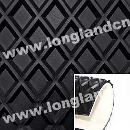 PVC Conveyor Belt-Square Lattice Black